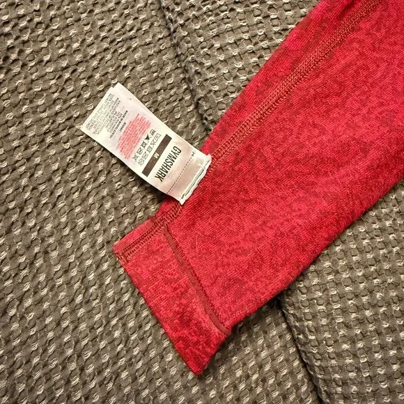 Gymshark Adapt Animal Seamless Leggings - Reef | Cherry Brown - Picture 3 of 4